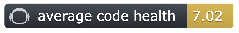 The Average Code Health status badge